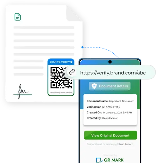 Every recipient verifies on your brand's domain