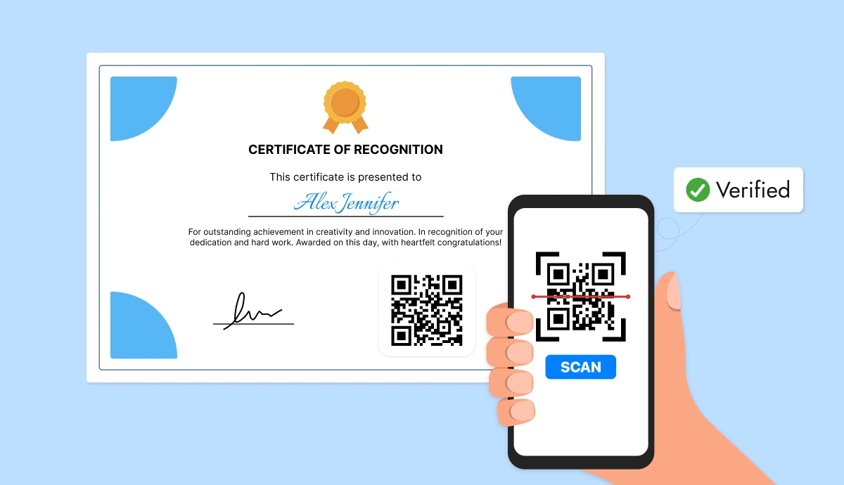 How QR Code Certificate Verification Works (Step-by-Step + Examples)