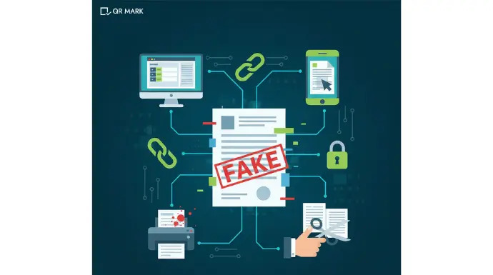 an image illustrating methods of forging an insurance document
