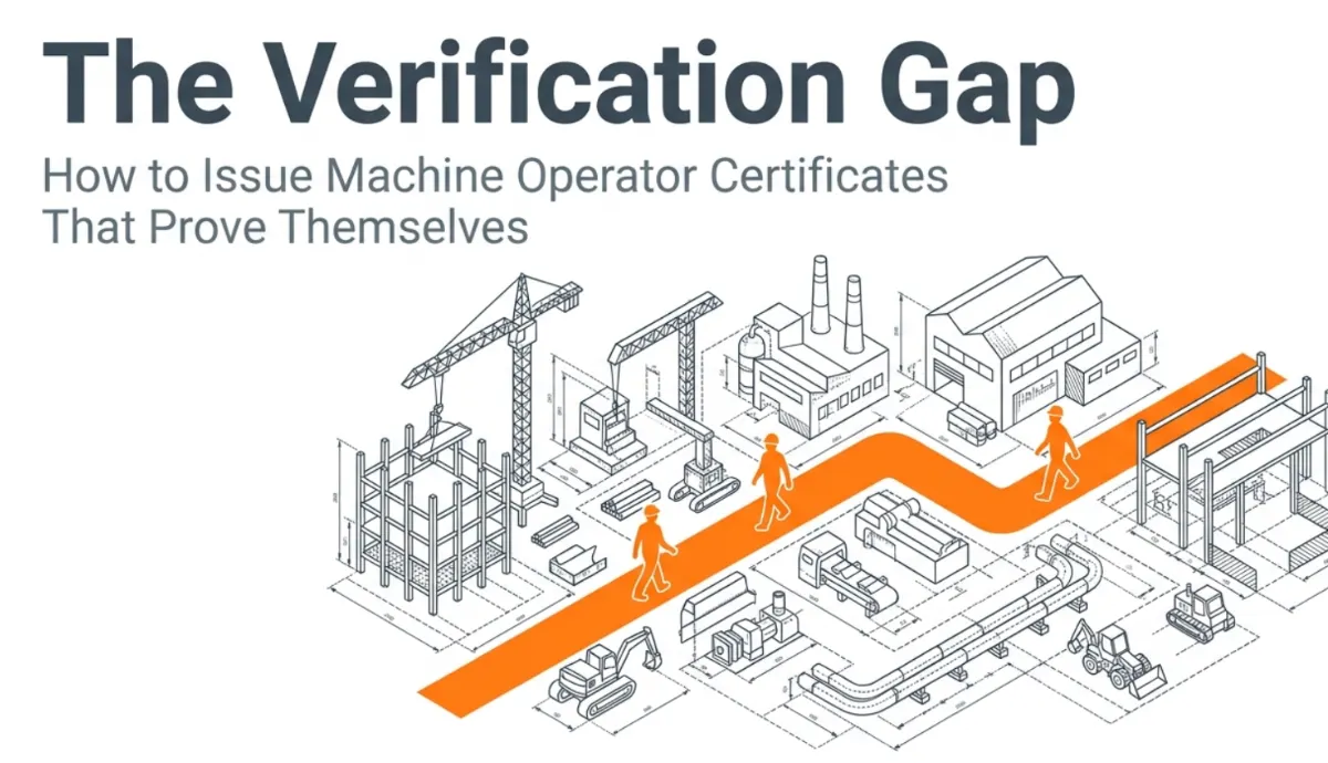 How to Issue Machine Operator Certificates